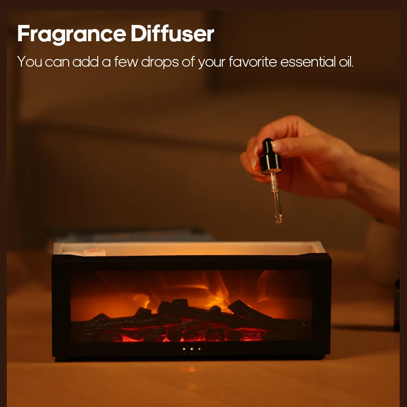 Difusor de Aroma com Chama Simulada - 150 ml